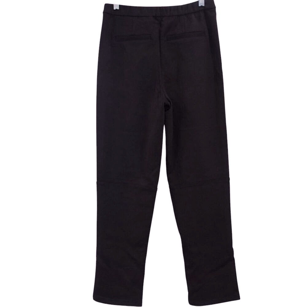 NWT Isaac Mizrahi Live! Faux Suede Straight Ankle Pants Sz 0 Black Pull On - Picture 5 of 11